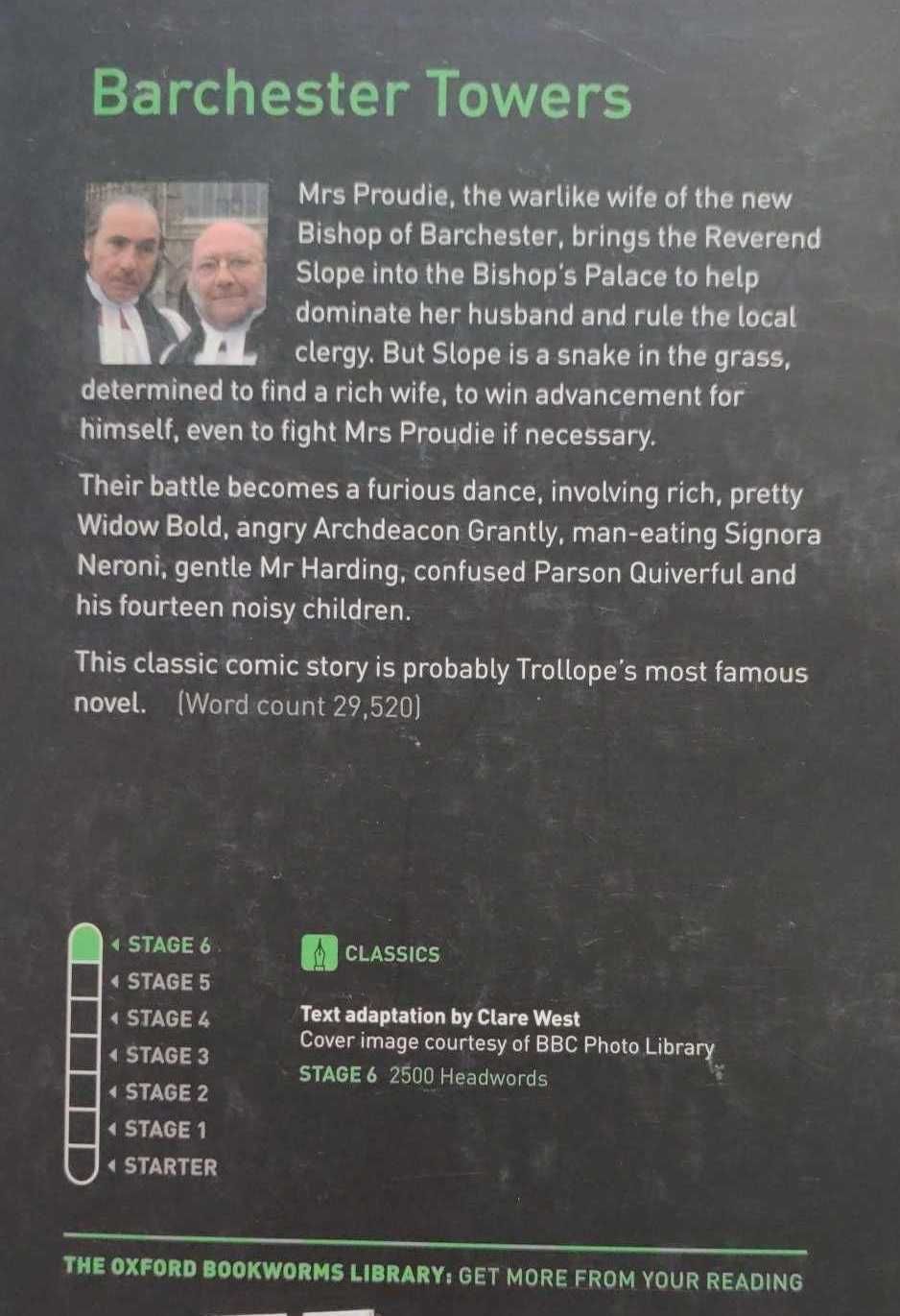 Barchester Towers - Anthony Trollope- książka po angielsku