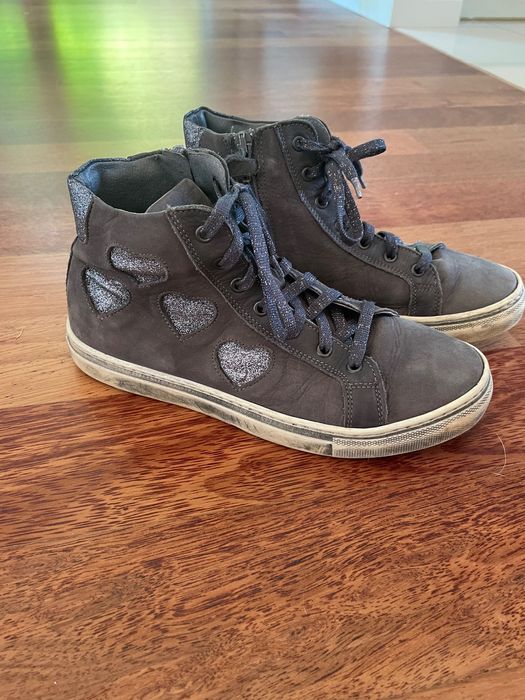 Dianetti - Włoskie trampki skórzane dziewczęce rozmiar 37