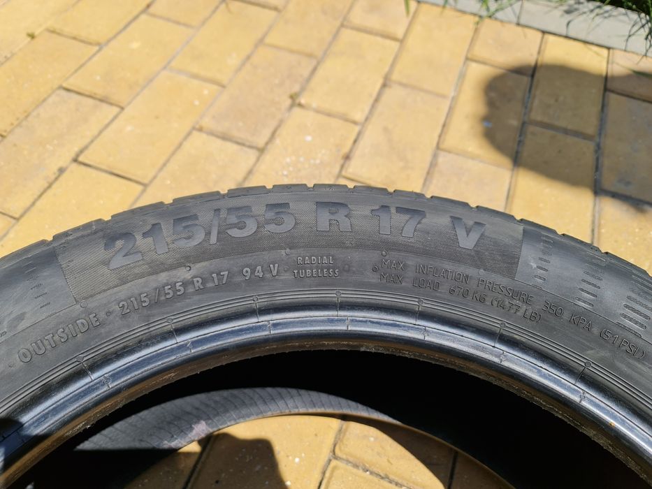 Шины Continental ContiEcoContact 5 215/55 R17 4шт. 2024г.