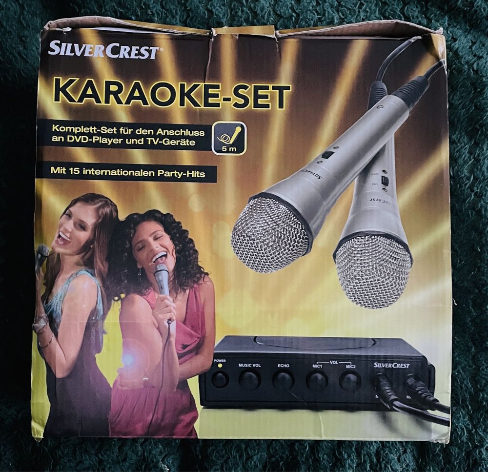 Mikrofon pojemnościowy SilverCrest - zestaw Karaoke
