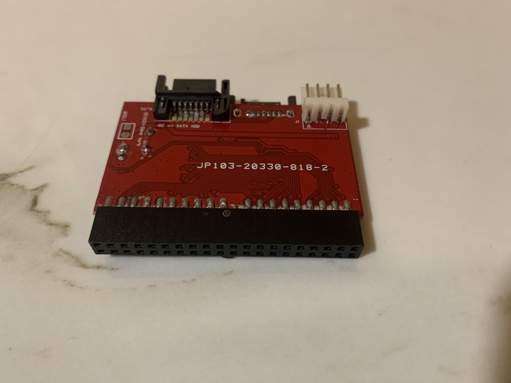 Переходник  2в1 ide sata / sata ide адаптер + кабель питания и Sata