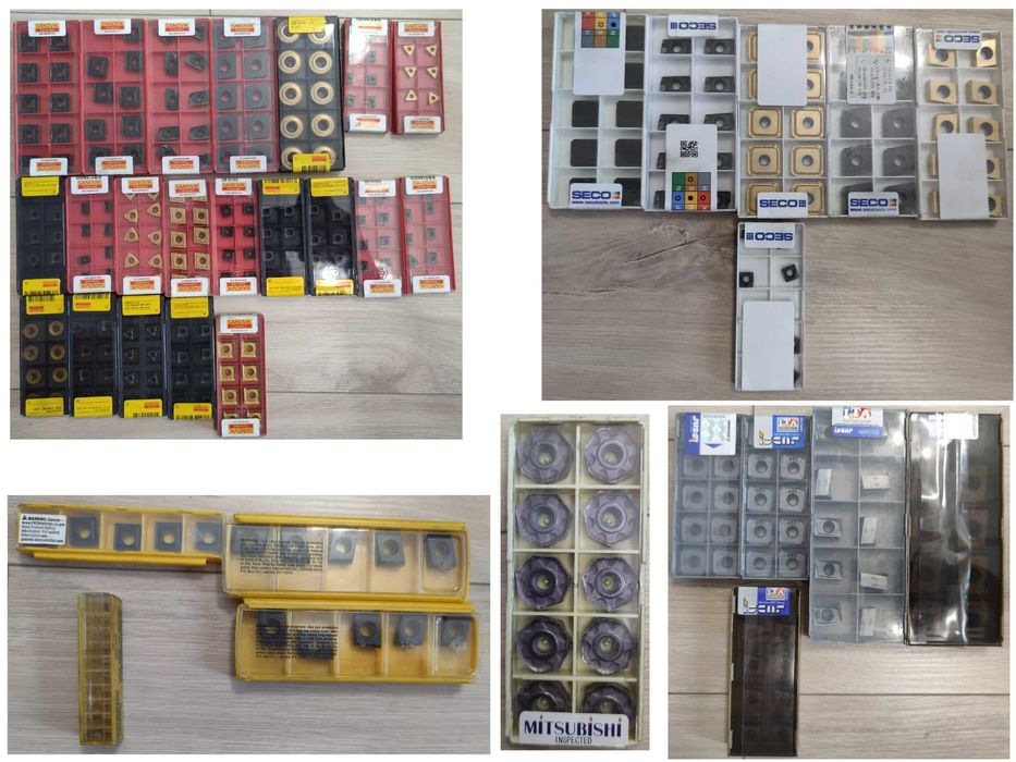 CNC - narzędzia - płytki,wietła i gwintowniki (Sandvik etc)