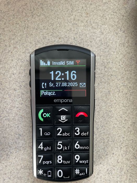 Telefon komórkowy dla starszej osoby emphoria pure