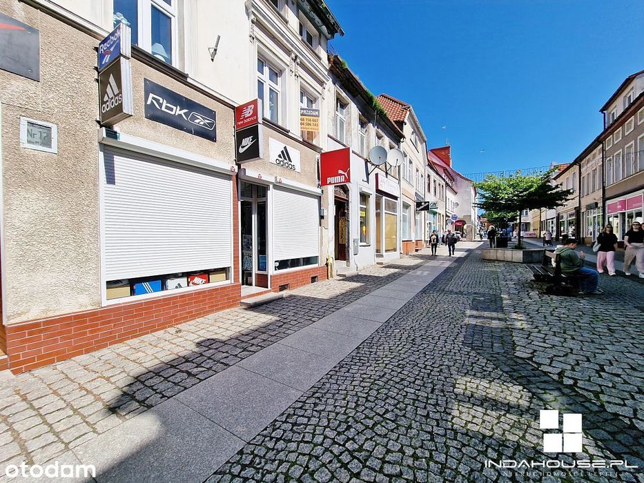 Lokal przy deptaku. Centrum Darłowa. Cena netto
