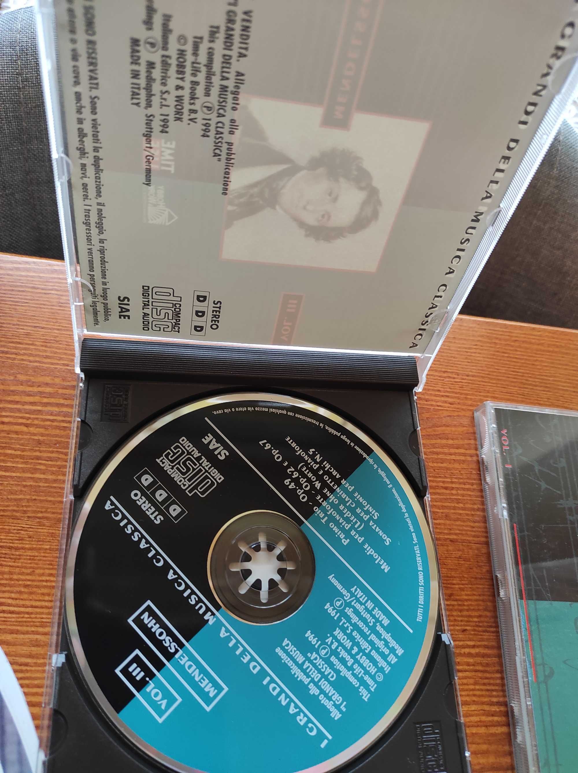 3 płyty CD Mendelssohn I grandi della musica classica