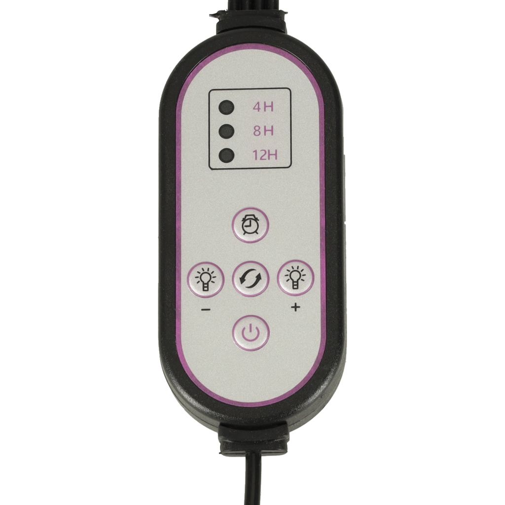 Lampa do Uprawy Wzrostu Roślin Panel LED Oświetlenie Statyw Timer