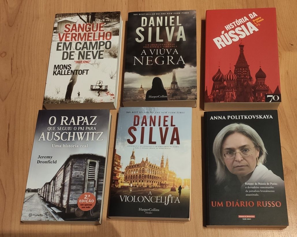 6 livros bastante recentes