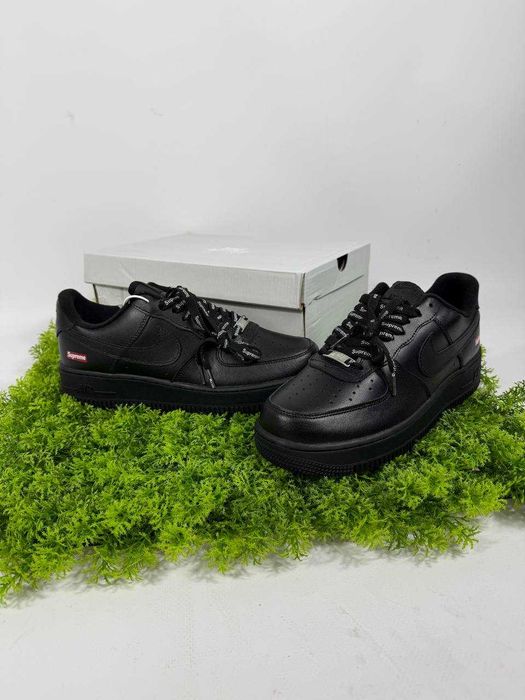 Nike Air Force x Supreme найк аір форс супрім чорні
