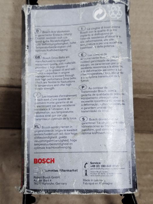 Ремінь  клиновий Bosch "AVX 10×935"