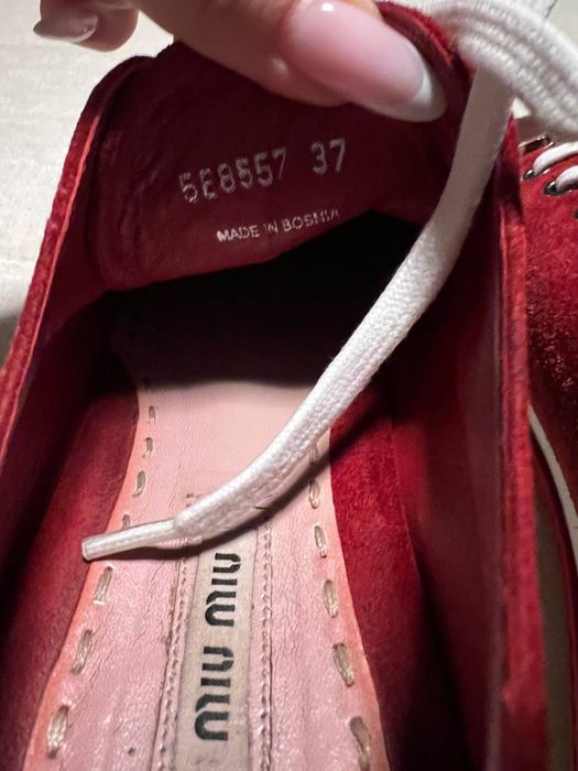 Продам женские кеды Miu Miu 37 размер ОРИГИНАЛ!