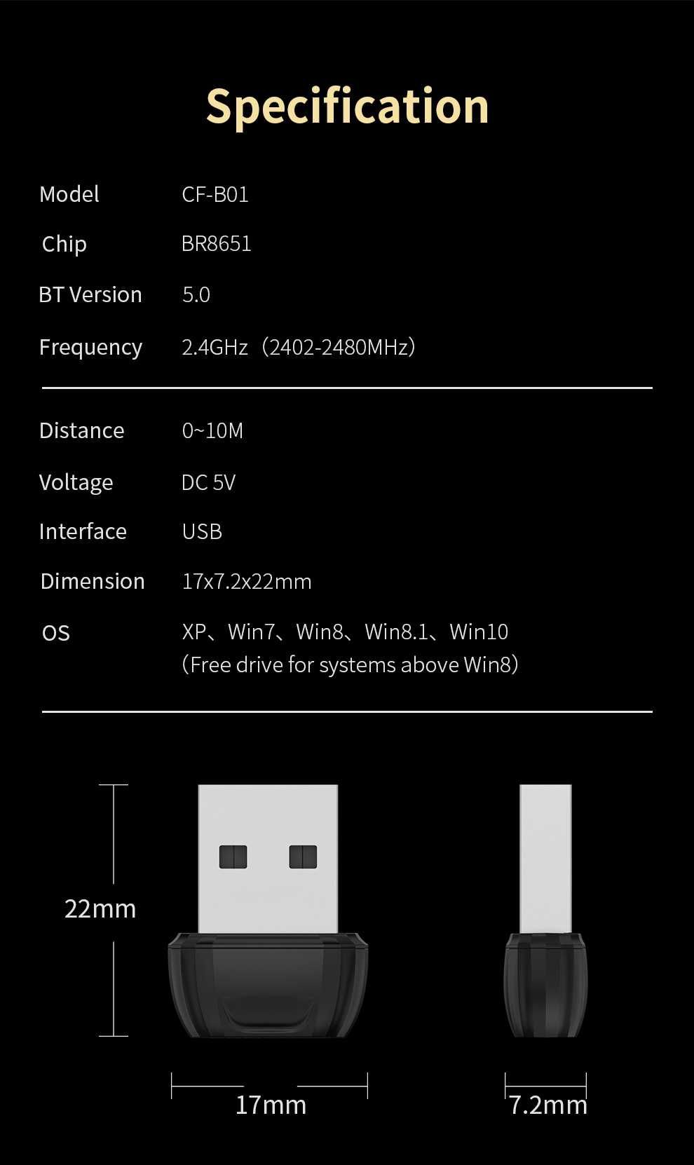 Mini adapter Bluetooth do komputera – bezprzewodowa wygoda!
