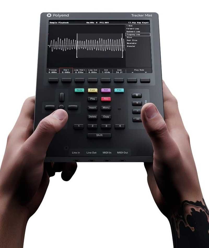 Polyend Tracker Mini Bestsellerowy Tracker Przenośna stacja robocza