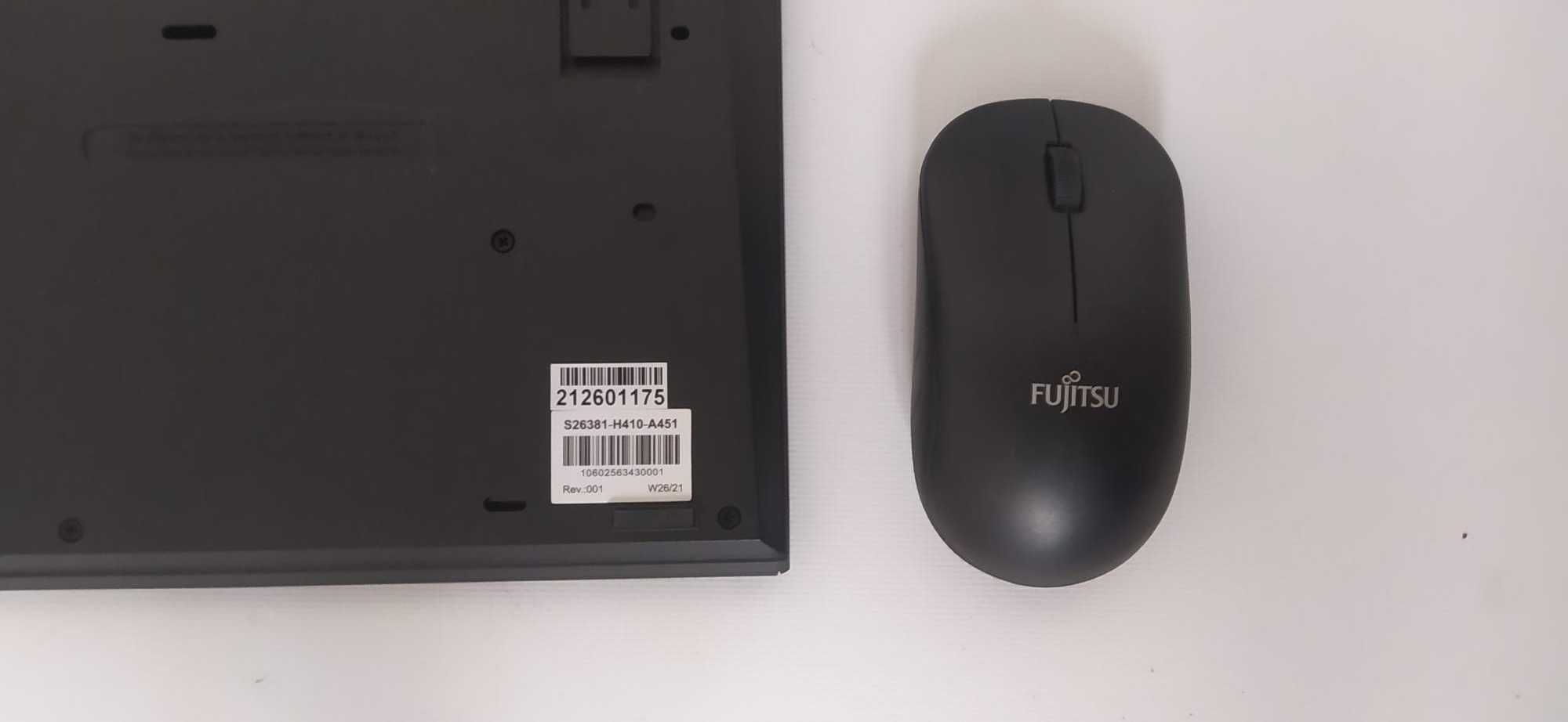 Klawiatura Fujitsu Bezprzewodowy zestaw myszy KB LX410 USB QWERTZ