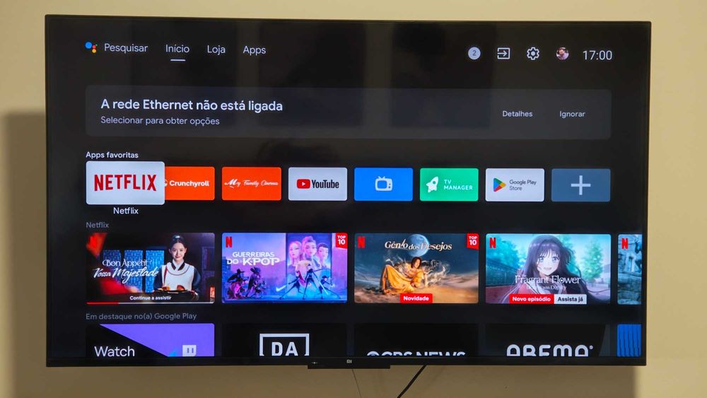 Smart TV Xiaomi 55” 4K (MiTV-MOOQ0) — Excelente Estado