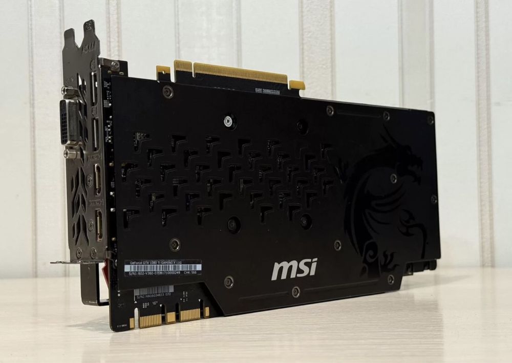 Видеокарта Msi gtx 1080 ti 11gb ddr5