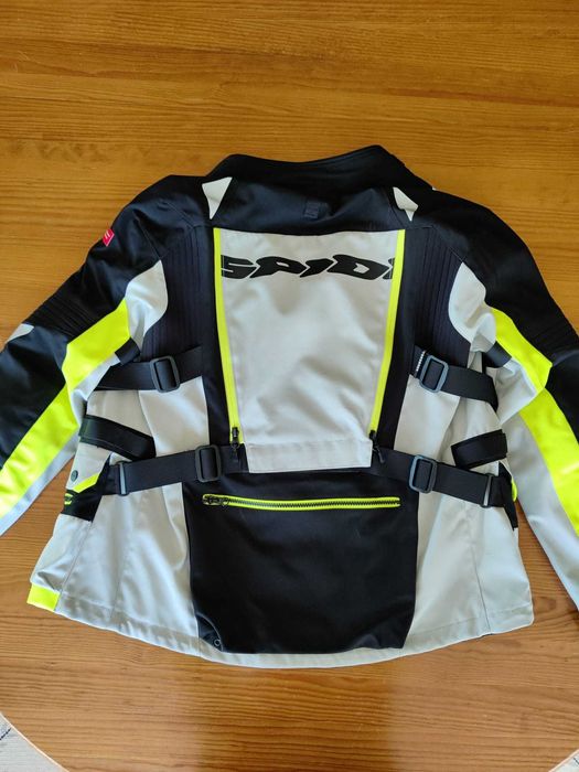 Casaco mulher SPIDI 4 Season Evo H2Out Black / Grey / Yellow Fluo