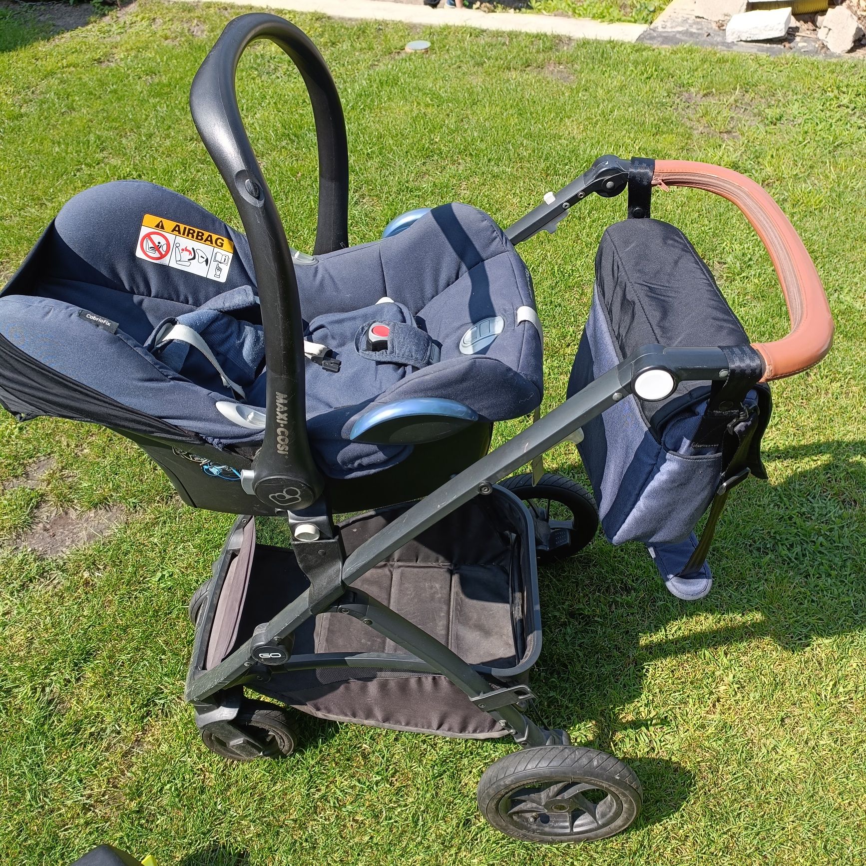 Wózek easy go optimo się 2w1 fotelik maxi Cosi carbiofix baza isofix