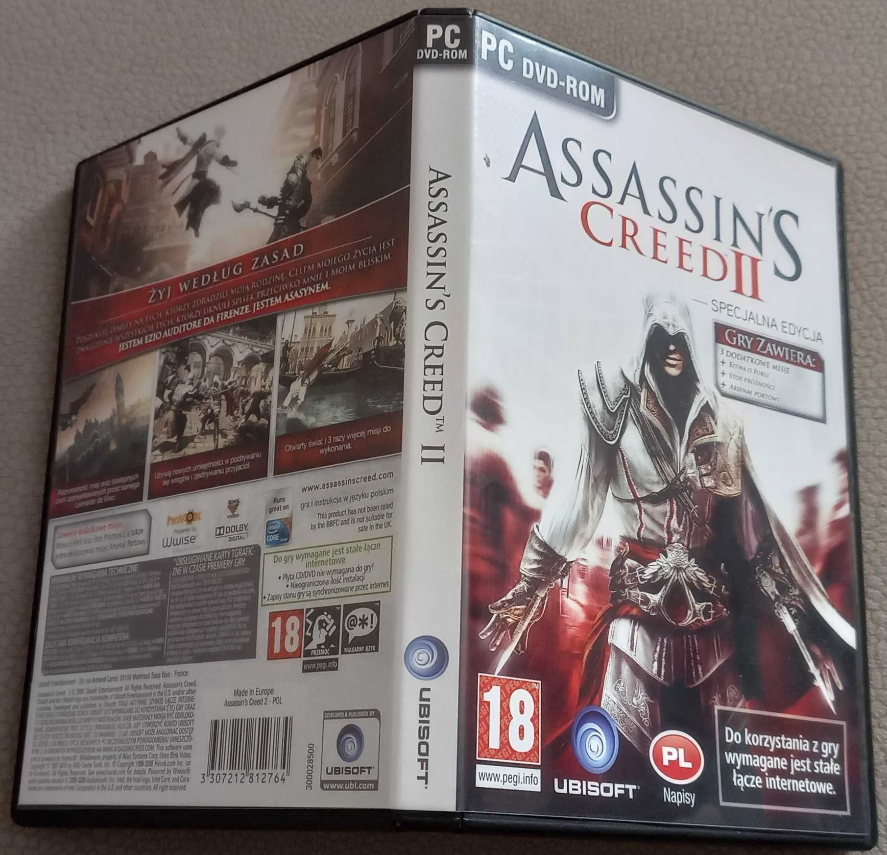 Assassin's Creed II gra PC - bez klucza