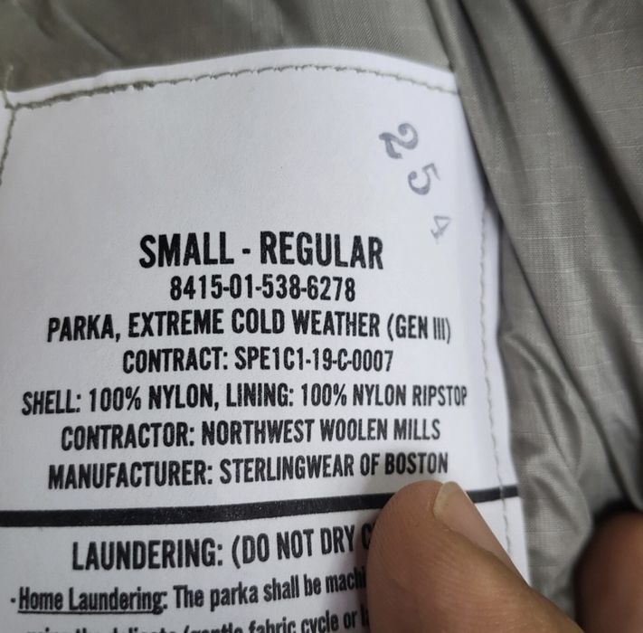 SR / Нова зимова куртка ECWCS GEN3  LEVEL 7