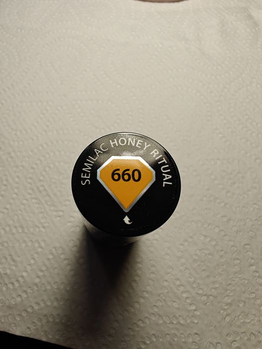 Lakier hybrydowy Semilac 660 honey ritual
