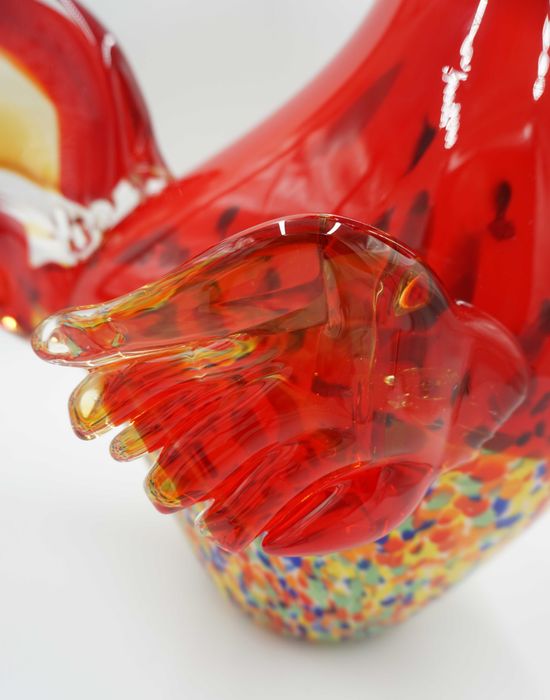 duża figura szklana szkło styl murano