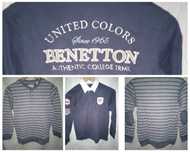 Polo Benetton e sweat Here+There como novos.