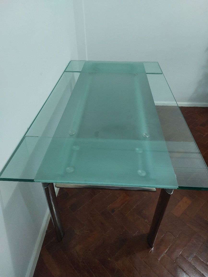 Mesa extensível vidro