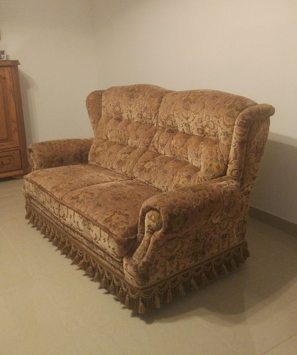 Sofa kanapa fotel dwuosobowa , jak nowy, salon, gabinet