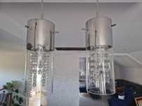 Lampa wisząca z kryształkami
