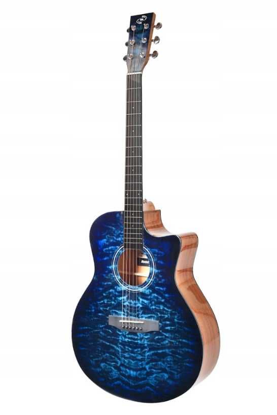Nowa GITARA Akustyczna 4/4 Z Akcesoriami Zestaw Początkujący XL (-25%)