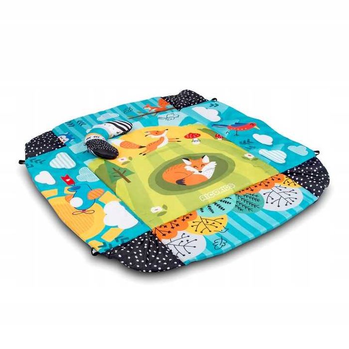 Mata Interaktywna Dla Dzieci Pałąk I Zabawki Lisek Niebieska