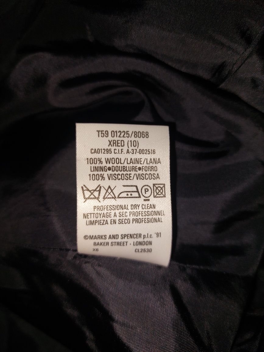 Marynarka Marks& Spenser M 100%welna jak nowa
