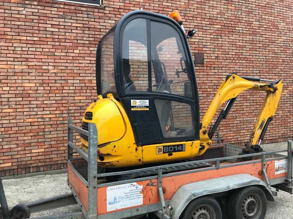 Minikoparka JCB 1,5 t WYNAJEM wykopy koparka