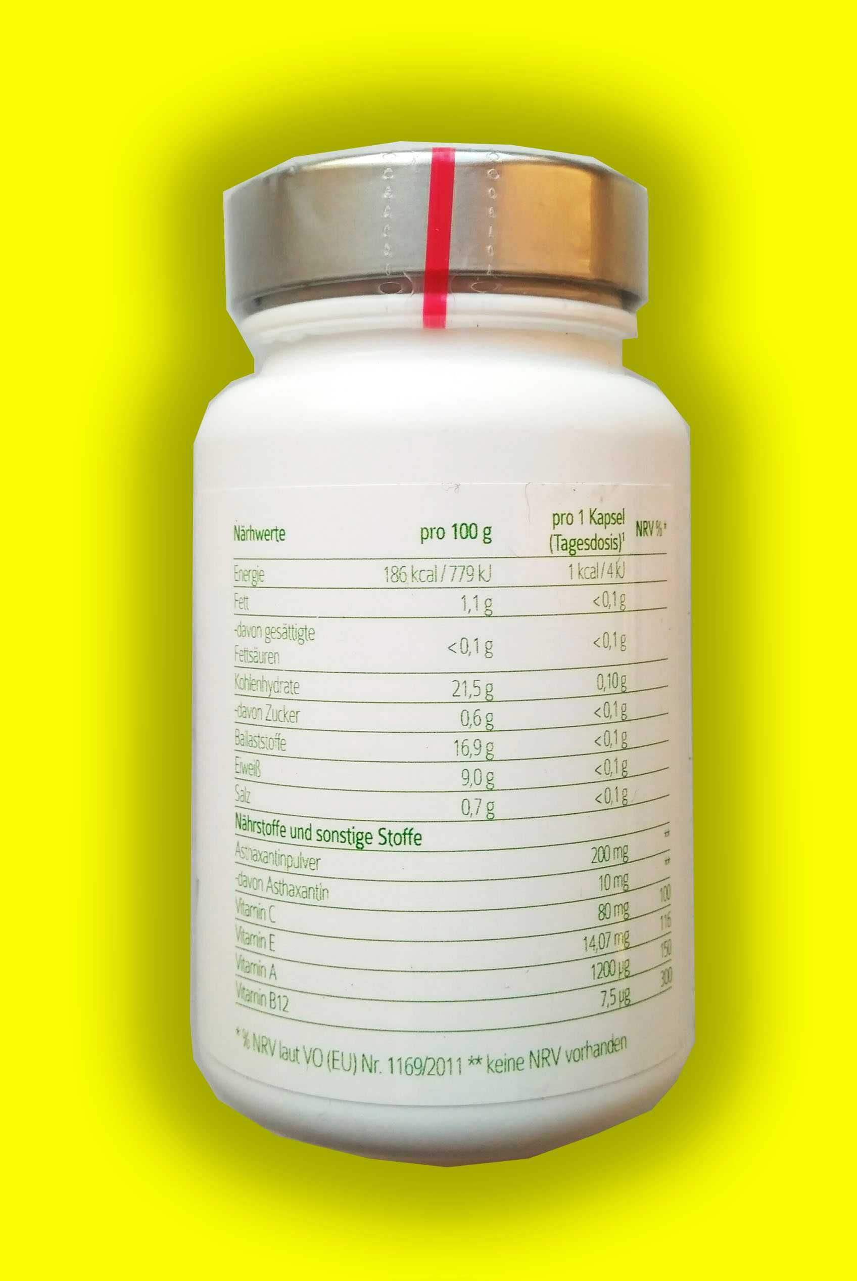Антиоксидант Астаксантин +витамины А,С,Е,В12. Германия 60капс. по10мг