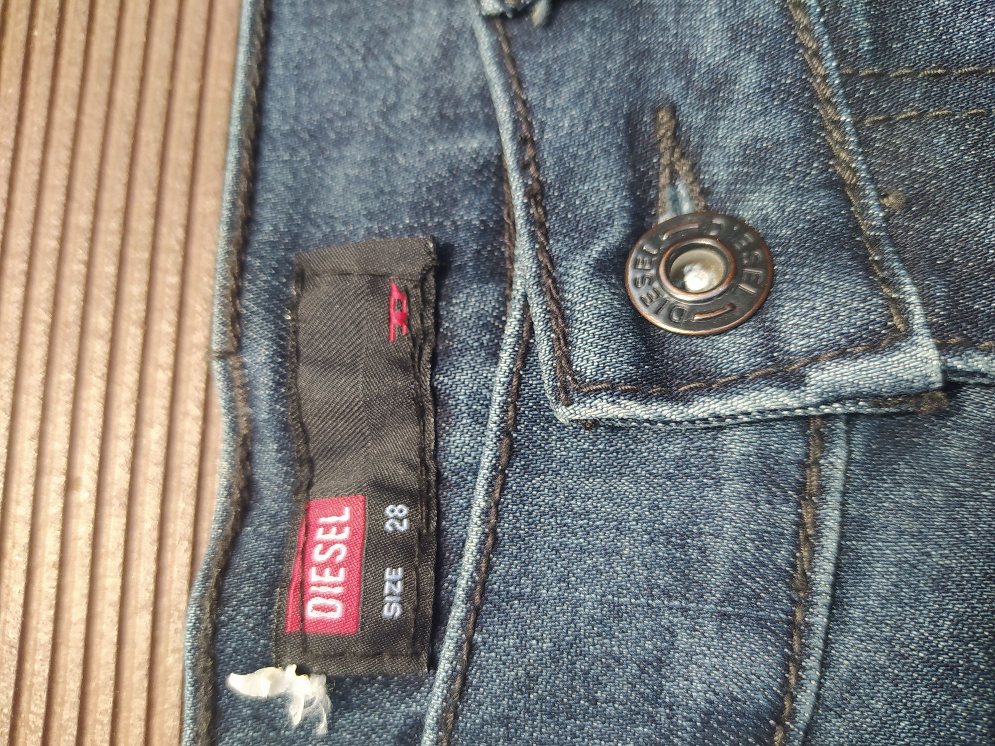 Diesel damskie jeansy niebieskie rozm 28 ok s-m proste