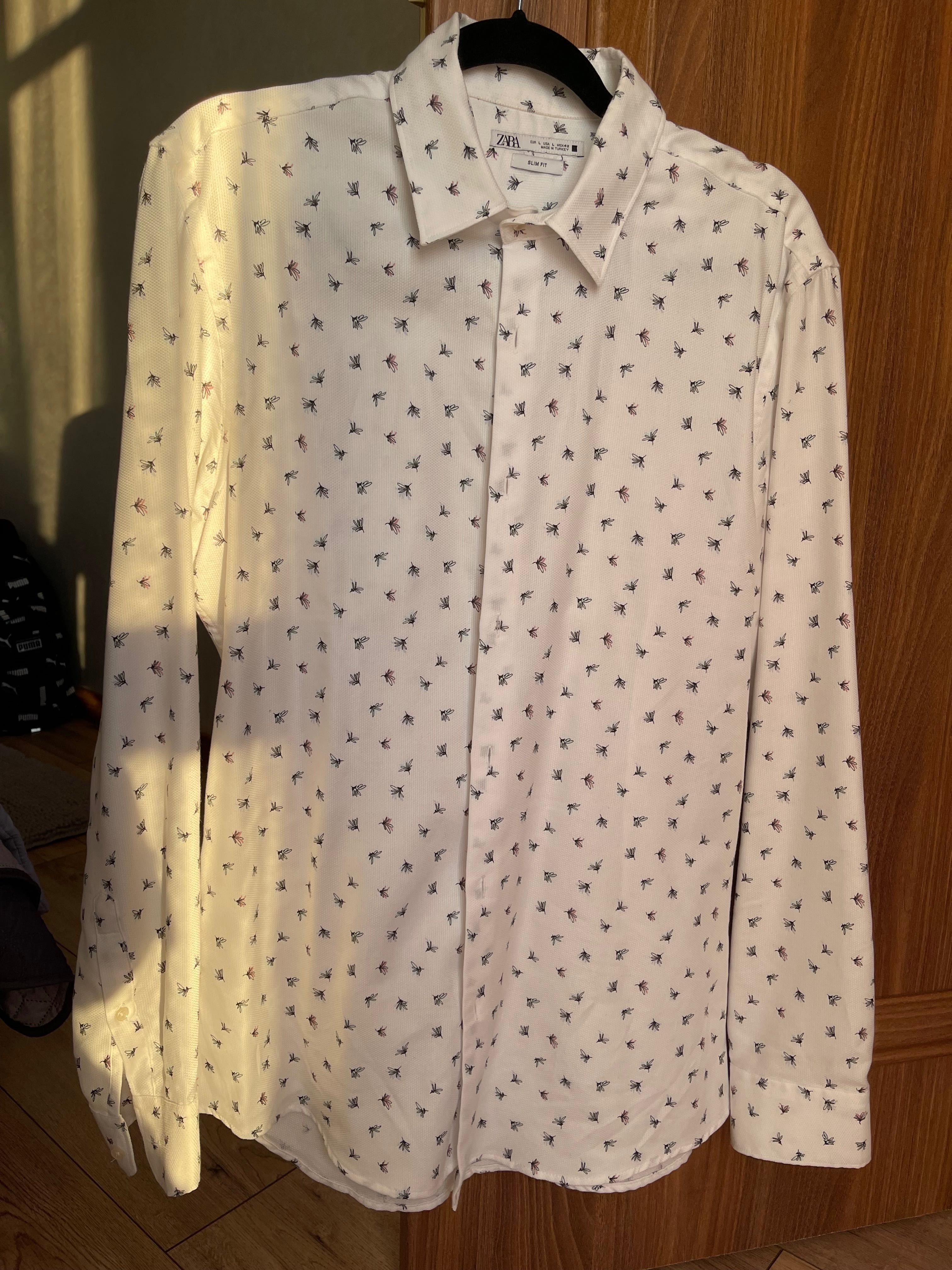 Чоловіча сорочка Zara slim fit