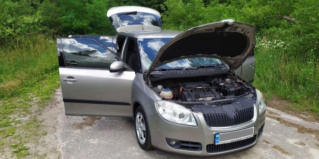 Skoda Fabia, 2 покоління, двигун 1,4 (газ/бензин), 2007 р.в.