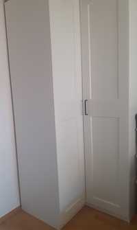 Biała szafa rogowa Pax IKEA