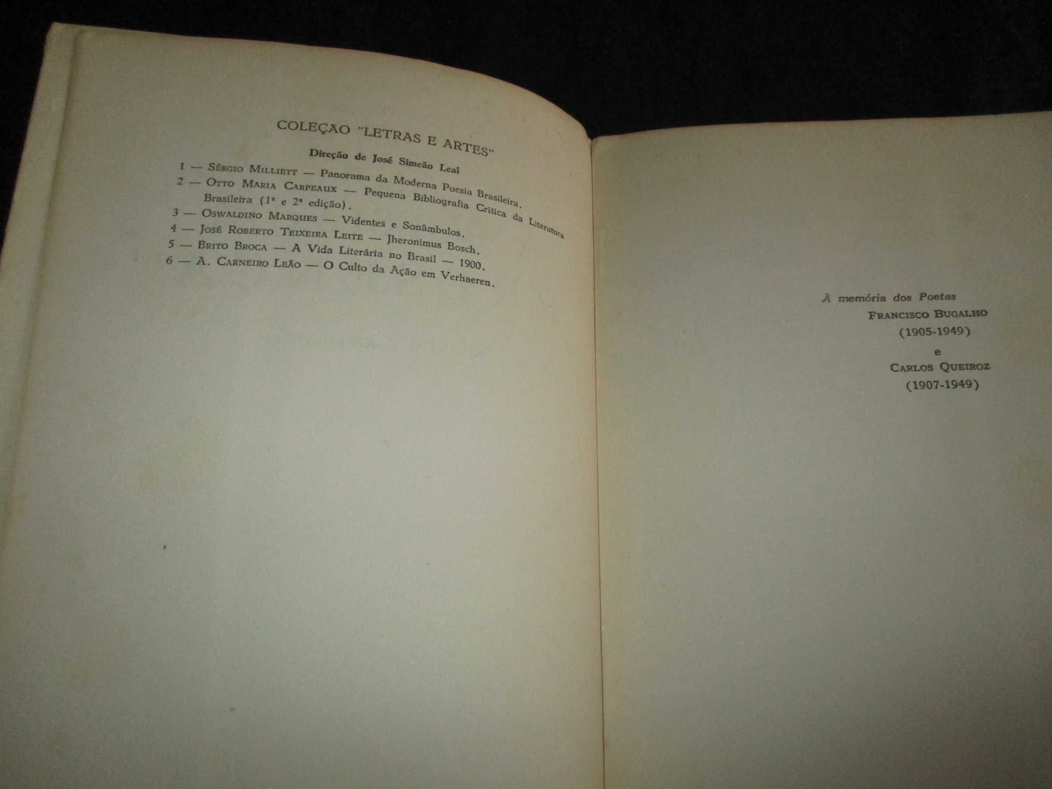 Livro A Poesia da Presença Adolfo Casais Monteiro 1959