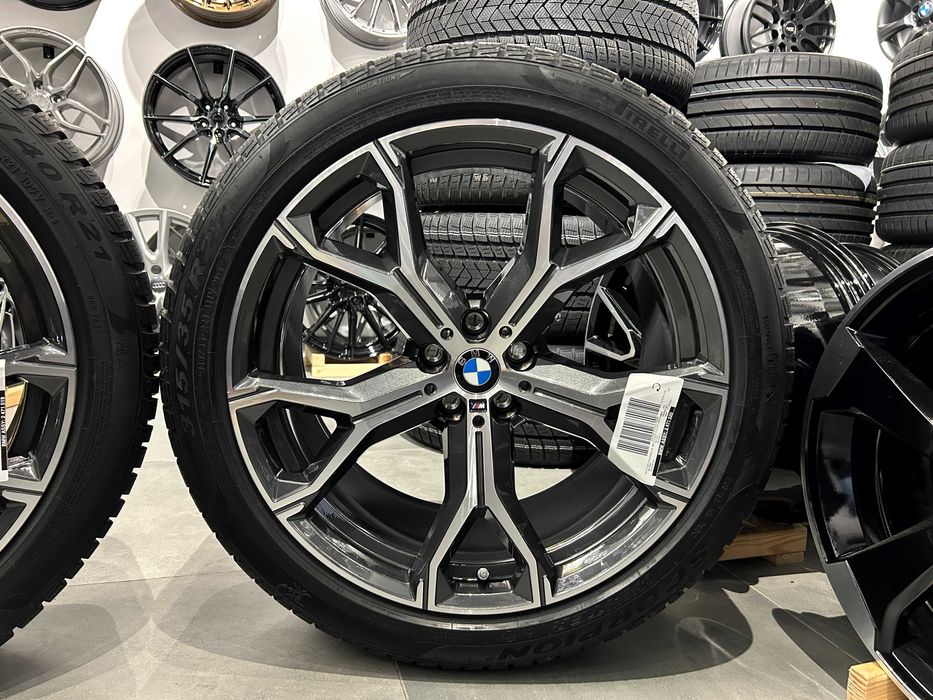 Oryginalne koła zimowe 21 5x112 BMW X5 G05 G18 X6 G06 Pirelli RunFlat