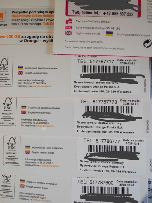 Złote numery telefonów