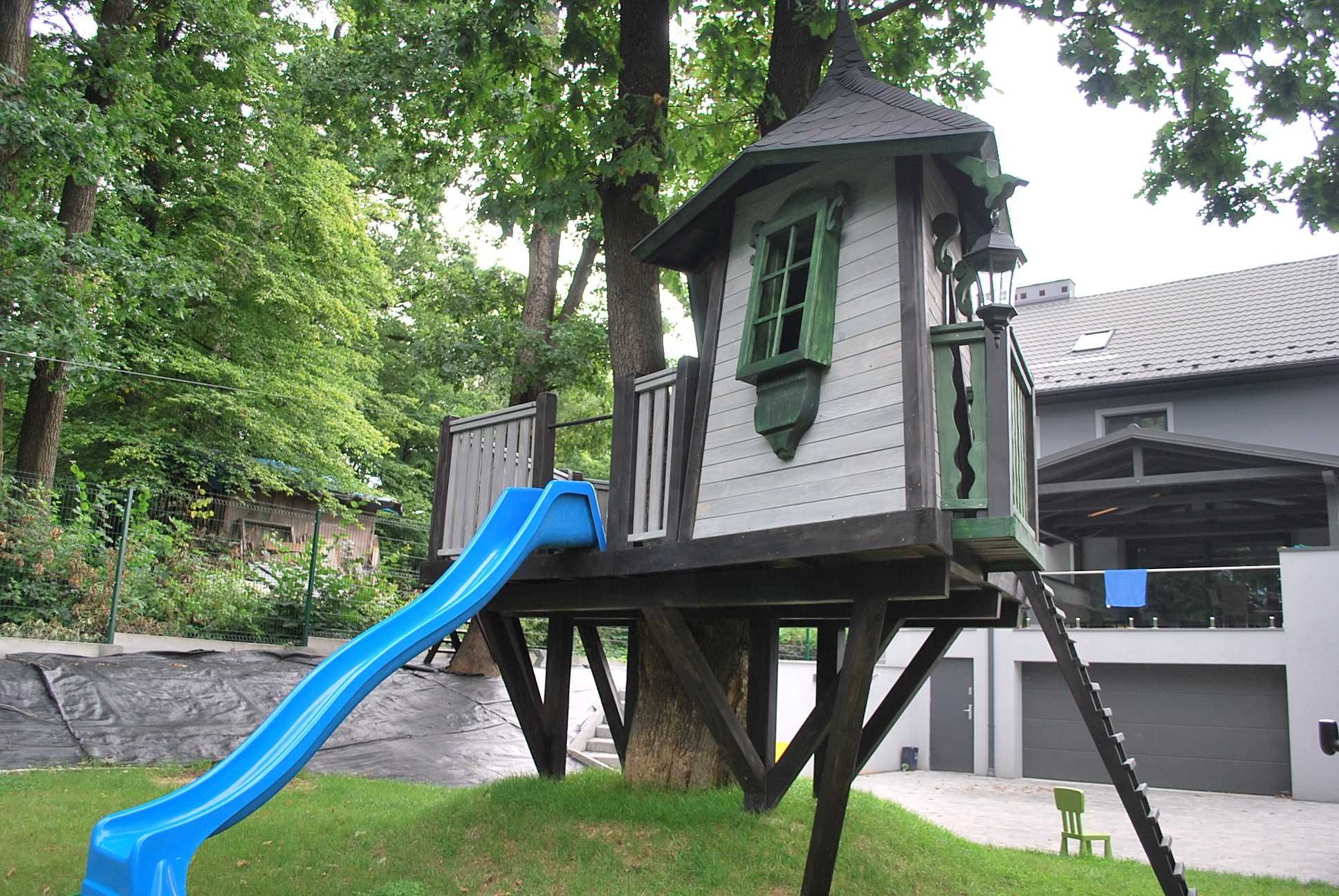Drewniany Domek na drzewie! domek dla dzieci DND01 PLAC ZABAW
