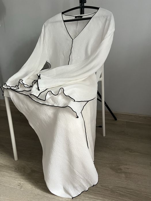 Massimo Dutti костюм спідниця сорочка льон віскоза