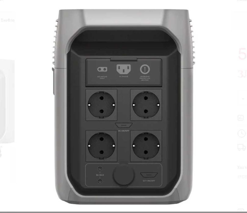 Зарядна станція EcoFlow DELTA 3 нова європейська запакована