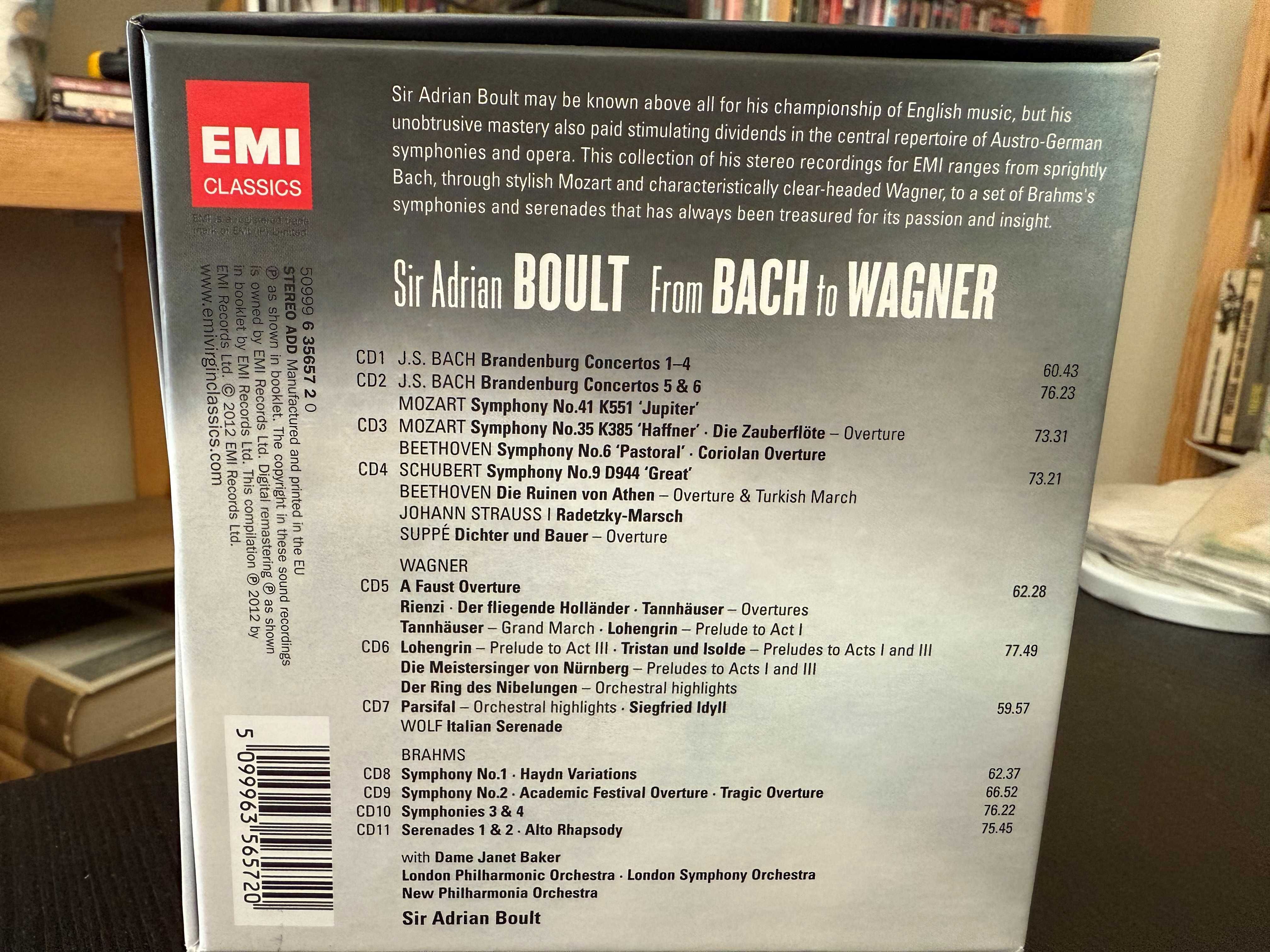 Sir Adrian Boult – From Bach To Wagner