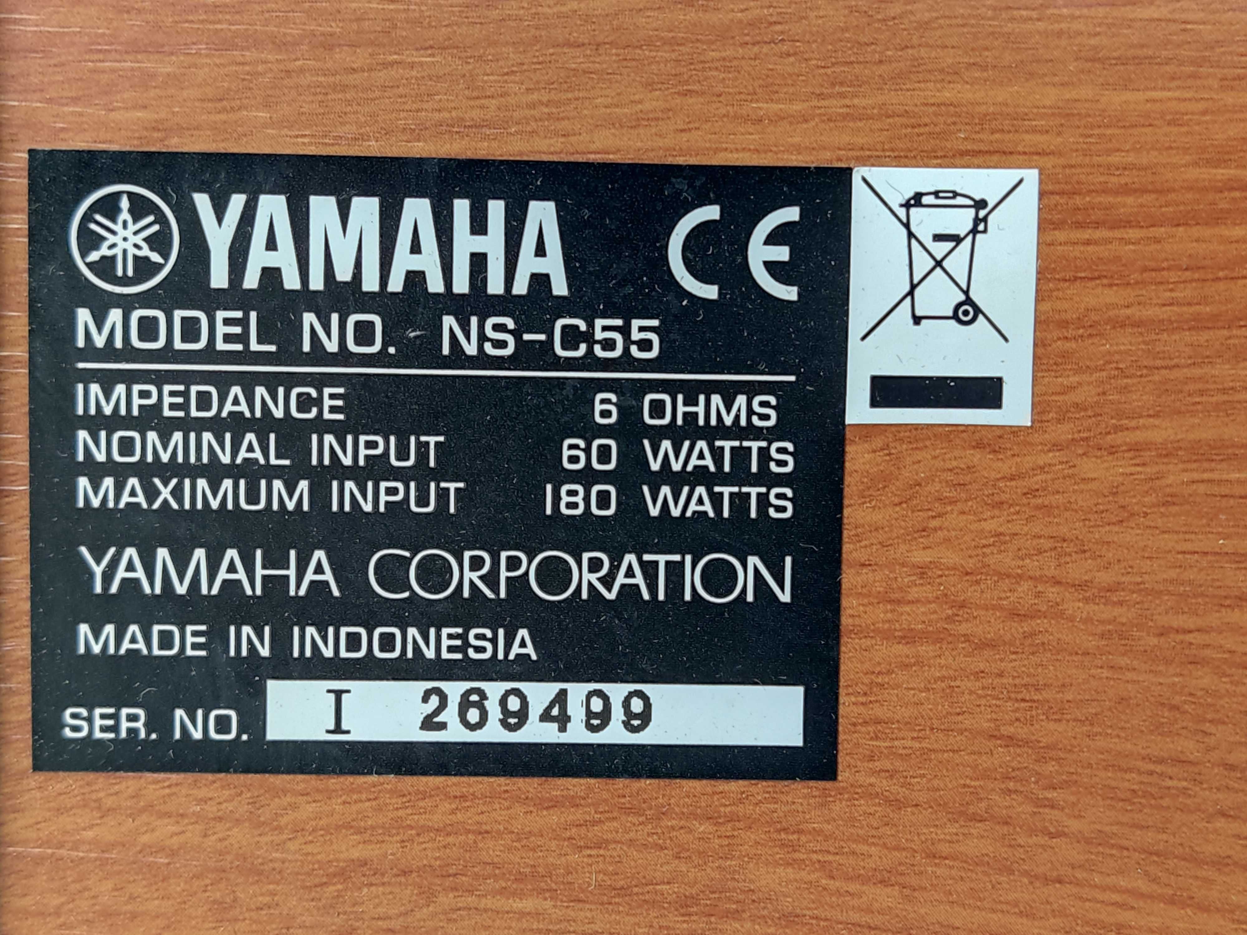 Kolumna Centralna Yamaha NS c55 center 6ohm 60/180W