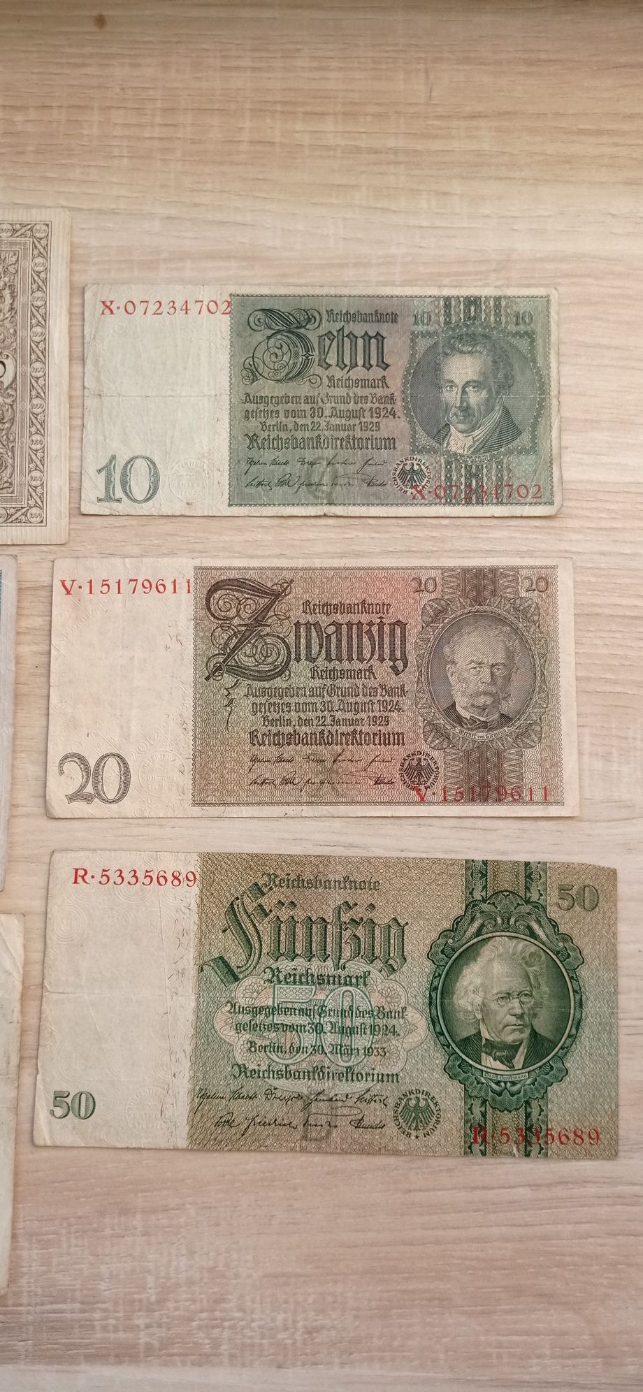 Zestaw 11 banknotów Niemcy