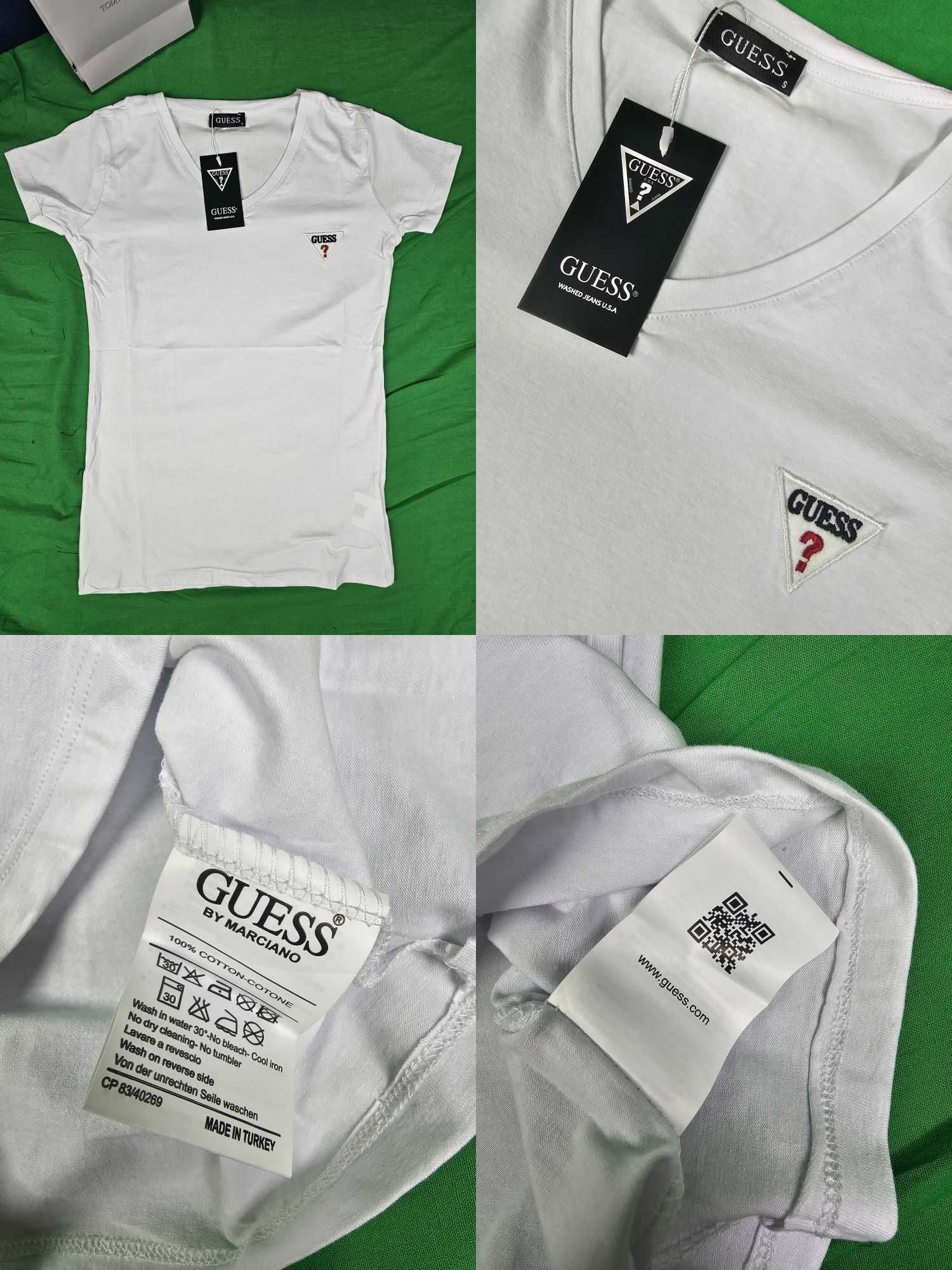 Koszulka Shirt koszulki Karl Guess damskie Ralph w serek Premium