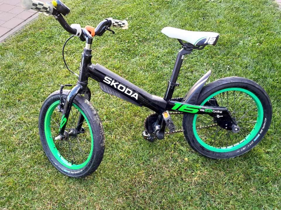 rower dziecięcy Skoda 16, wiek 3-5, wzrost 85-110 cm