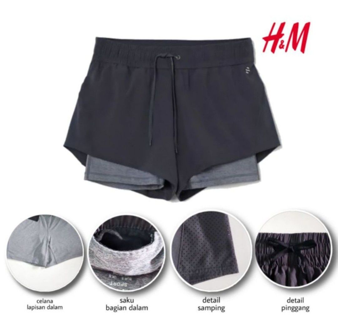 Шорти 2 в 1  H&M  XS/S